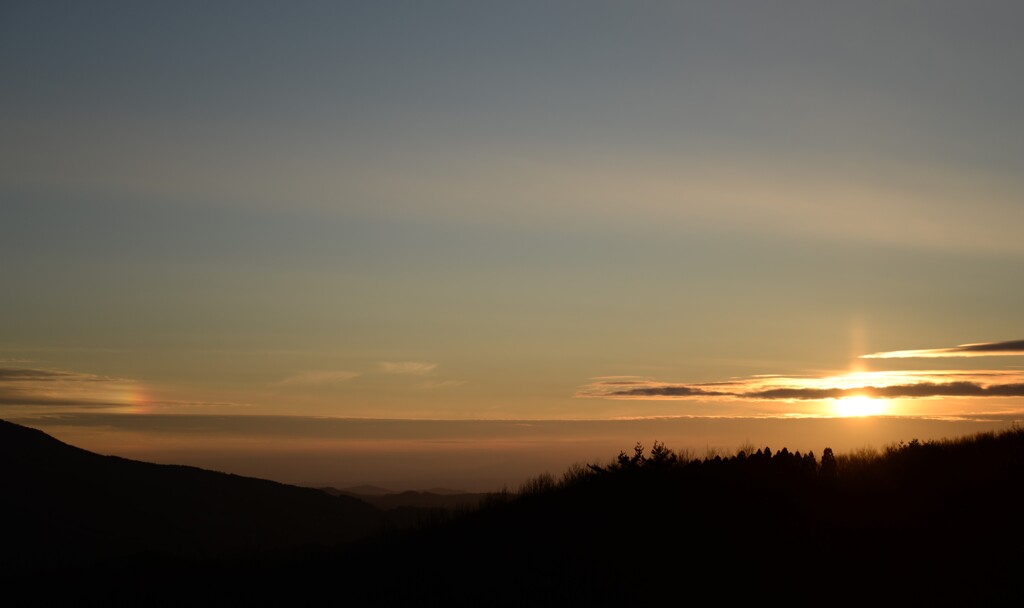 夕日