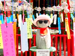 お地蔵さんも夏対策