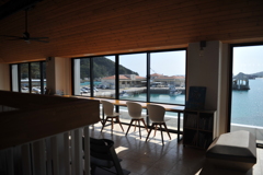 海の見えるカフェ