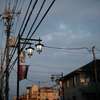 夕暮れ時の薄暗い時間