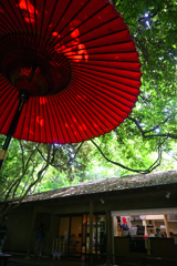 お茶屋さんで一休み