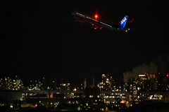 夜の飛行