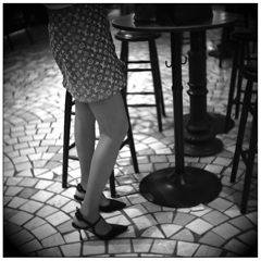 Standing drinking