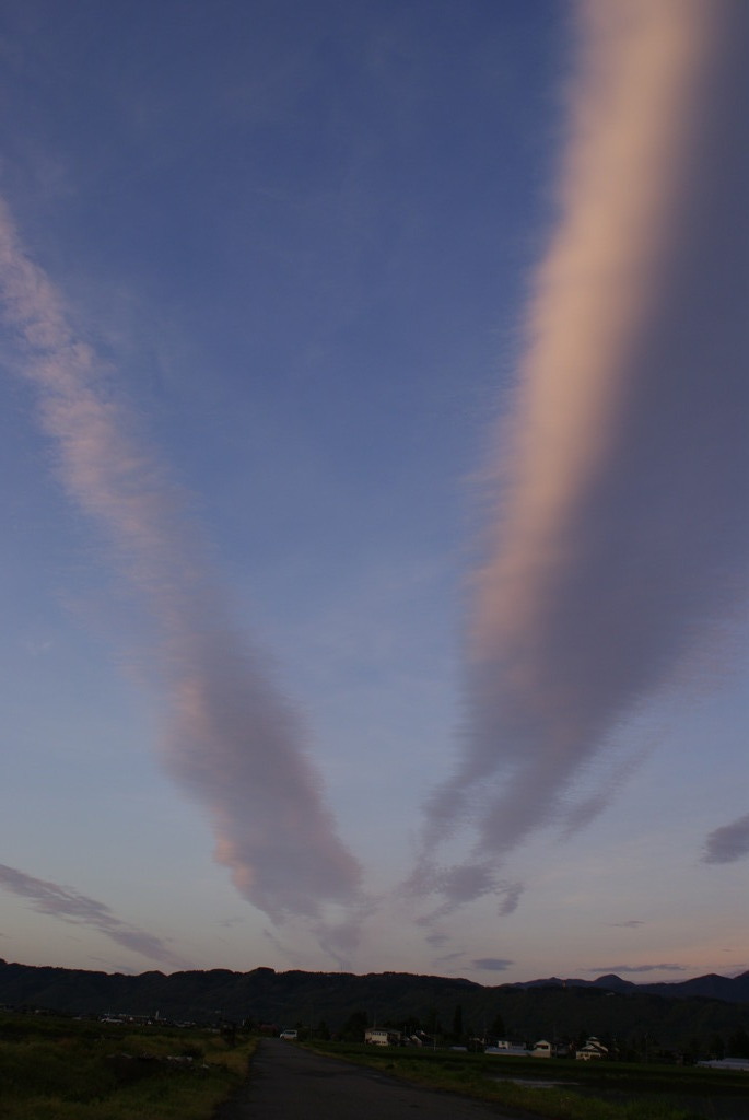 流れる雲