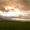 夕立の後、住み慣れた街を撮る