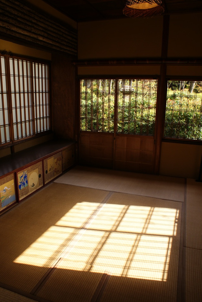 差し込む光