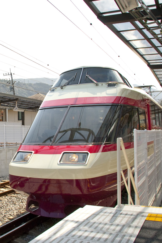 箱根登山鉄道・入生田駅にて