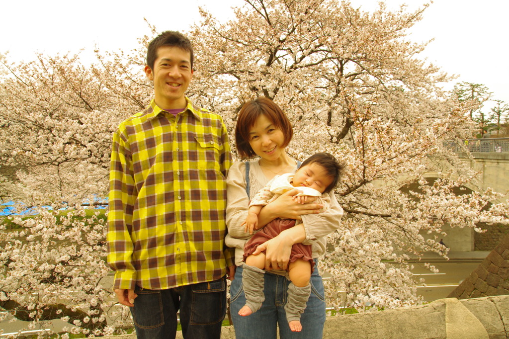 桜も笑顔も満開