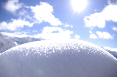 雪と雲と太陽と