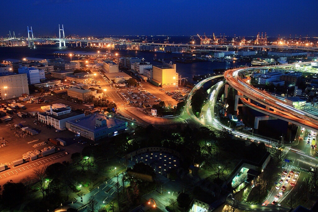 ベイブリッジのある風景