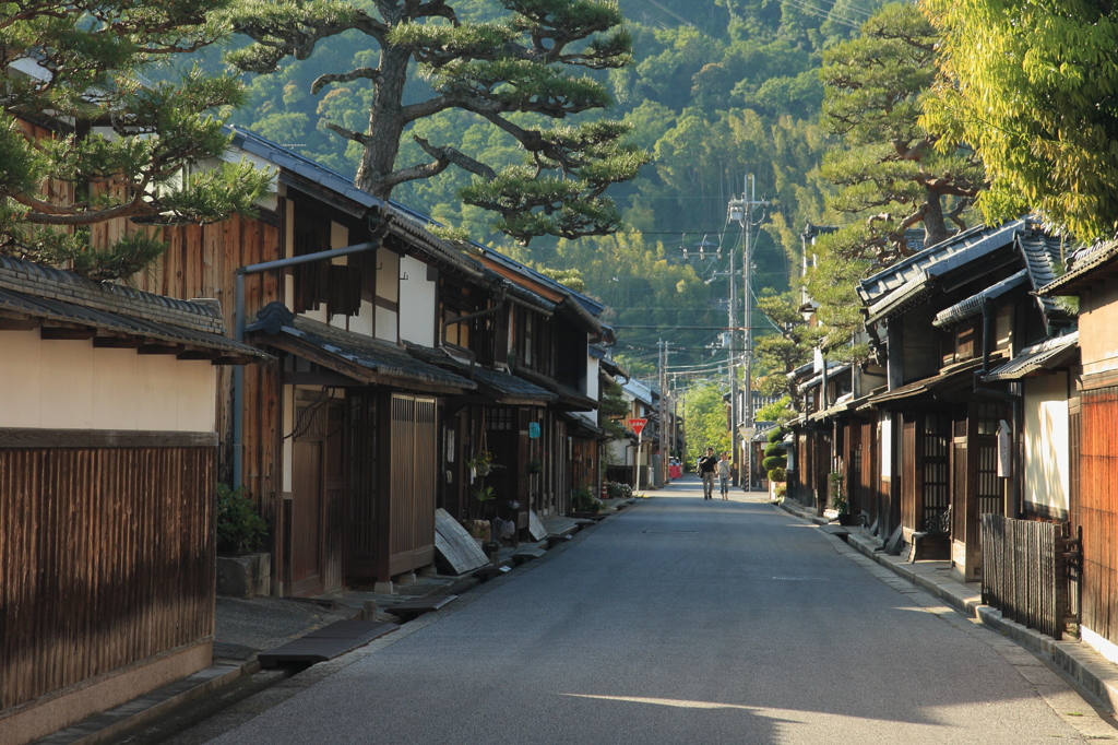 夕暮れの近江八幡