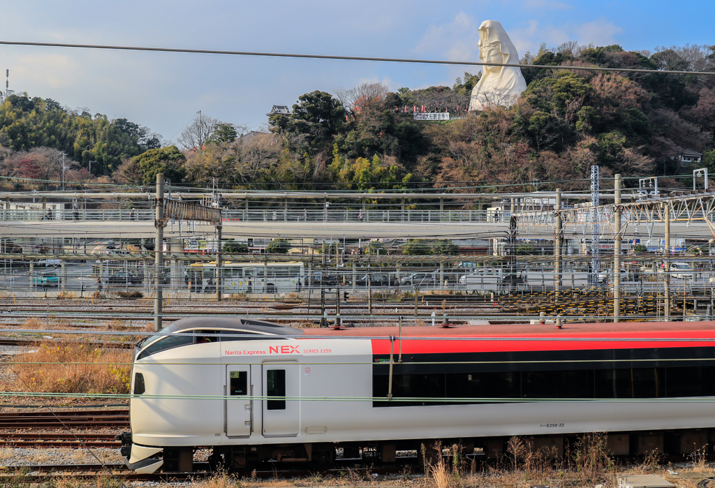 大船観音とNEX