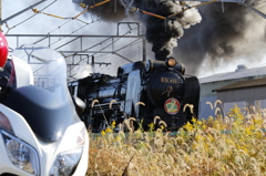 バイクと一緒に