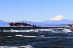 富士山と江の島