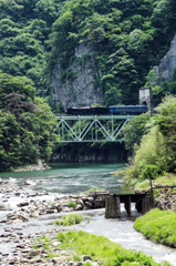 利根川を渡る