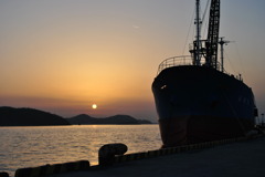 夕暮れ