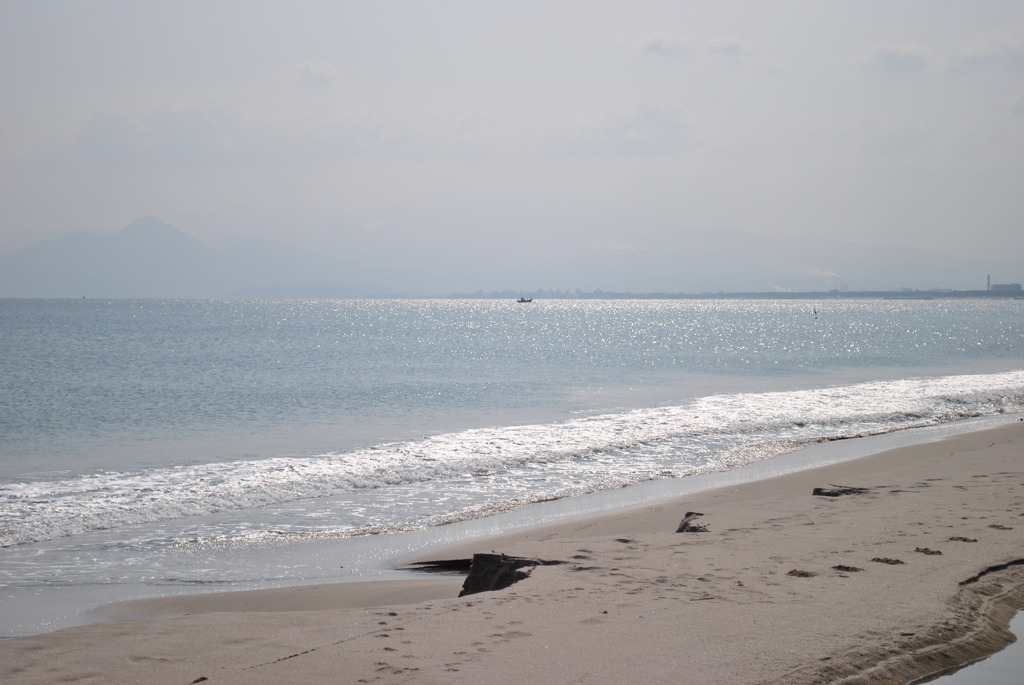 晴れの日の海岸