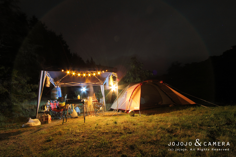 キャンプの夜