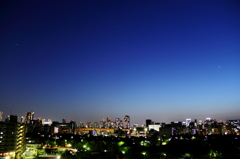 ベランダからの夜景