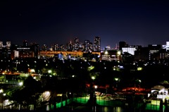 ベランダからの夜景