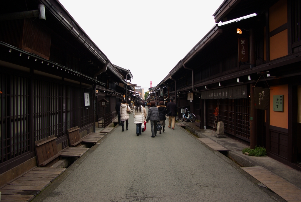 高山の古い町並み