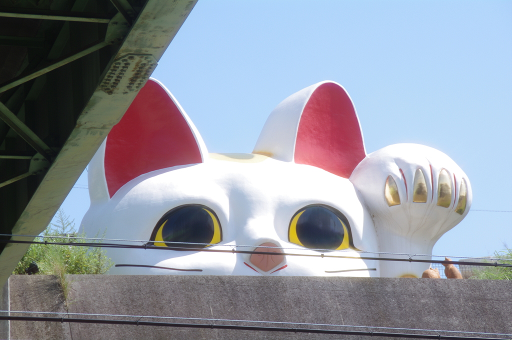 巨大招き猫