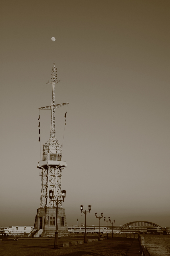 神戸メリケン波止場の灯台