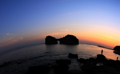 円月島を眺めながら・・・