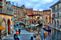 HDR 東京ディズニーシー ヴェネツィアン・ゴンドラ