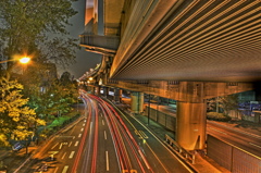 HDR 首都高速高架橋 