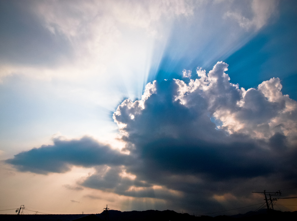 見上げた空