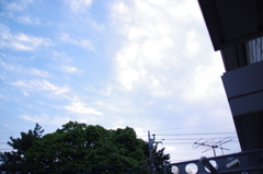 今日の空