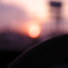 沈みゆく夕日
