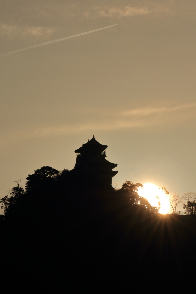 岐阜城朝景