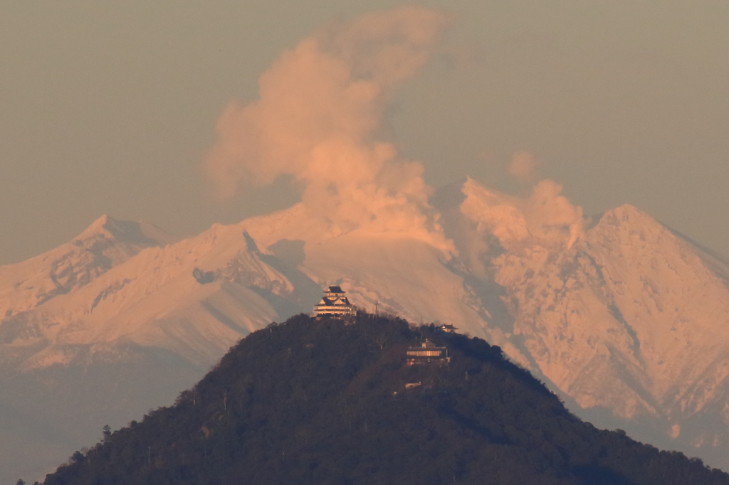 岐阜城×御嶽山