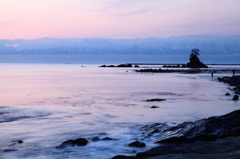雨晴海岸の夜明け