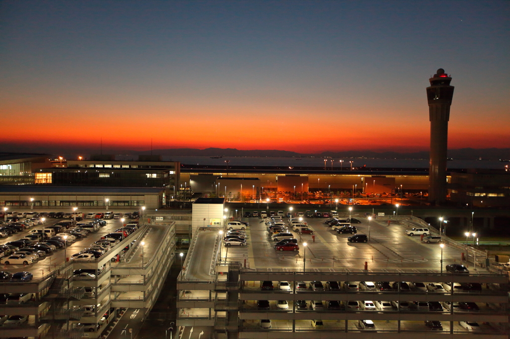 セントレア夕景