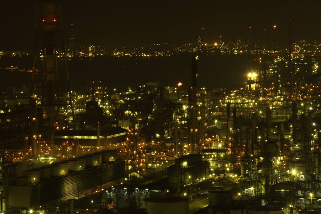 工場夜景