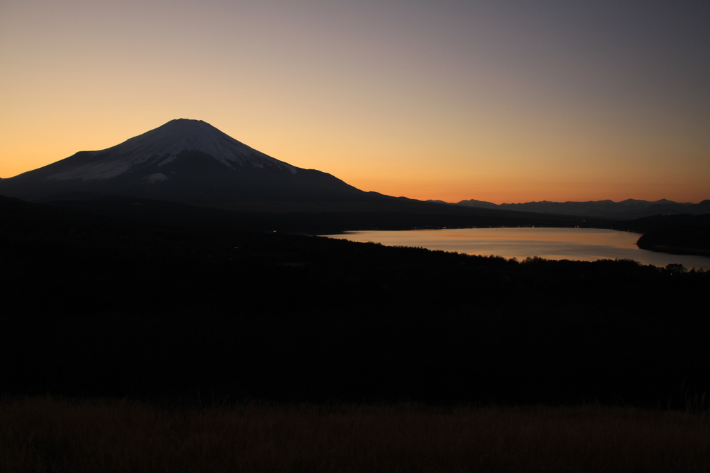 富士山夕景