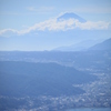 富士と諏訪湖