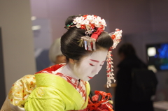 見つめる