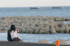 明石海峡のふたり