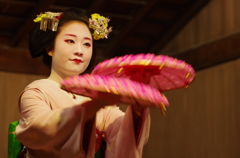 京都東山花灯路２０１５（祗園甲部 彰子さん）