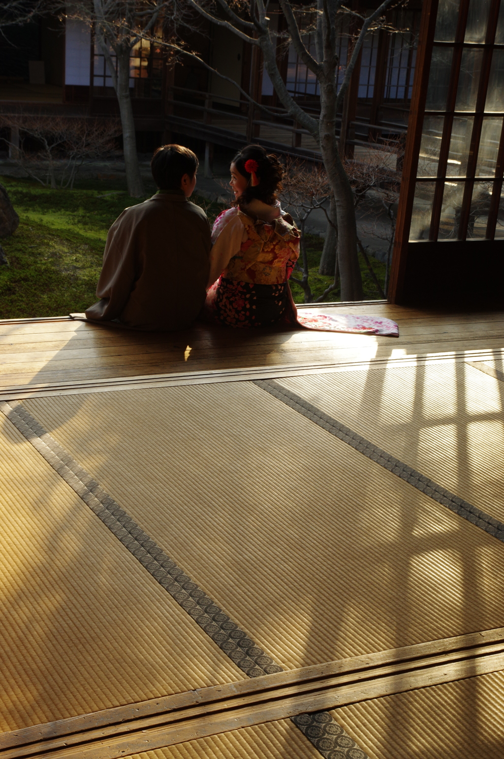 建仁寺斜陽