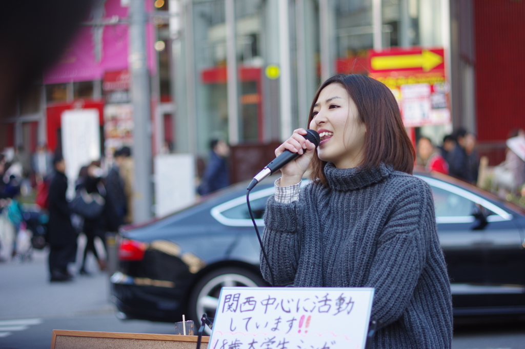 美人さん路上ライブ