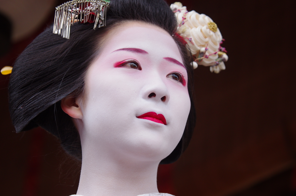 八坂神社 節分祭（宮川町 とし純さん）