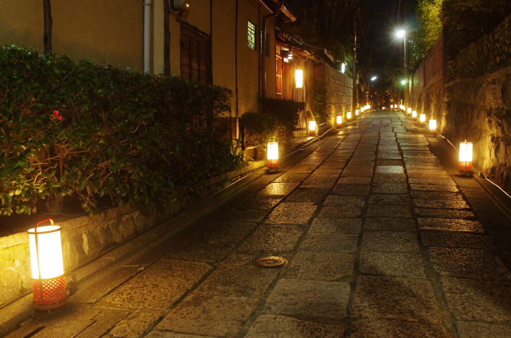 京都東山花灯路２０１５　石塀小路