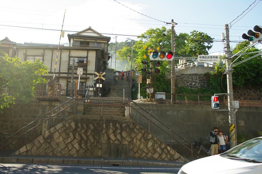 千光寺参道踏切