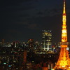 夜の東京タワー