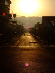 朝の唐津街道